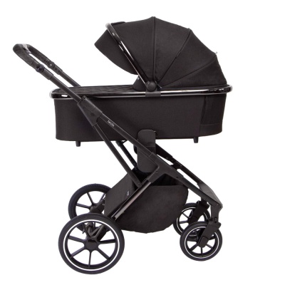 Коляска детская Peppy Tecla 2 в 1 Chrome Edition Shadow Black (черный)